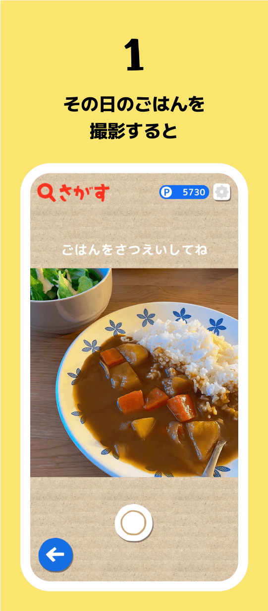 1 その日のごはんを撮影すると